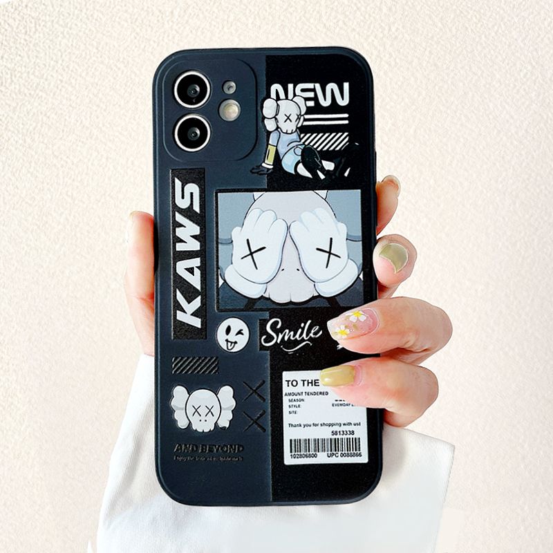 Casing OPPO Reno 7 7Z 6Z 5Z 6 5 4 Pro A96 A76 A57 A94 A93 A54 A74 A15 A15s A16 A53 A33 A5 A9 5F 4F F9 Pro A3s A5s A12 Tide Cartoon Bear Shockproof Silicone Soft Phone Case Cover