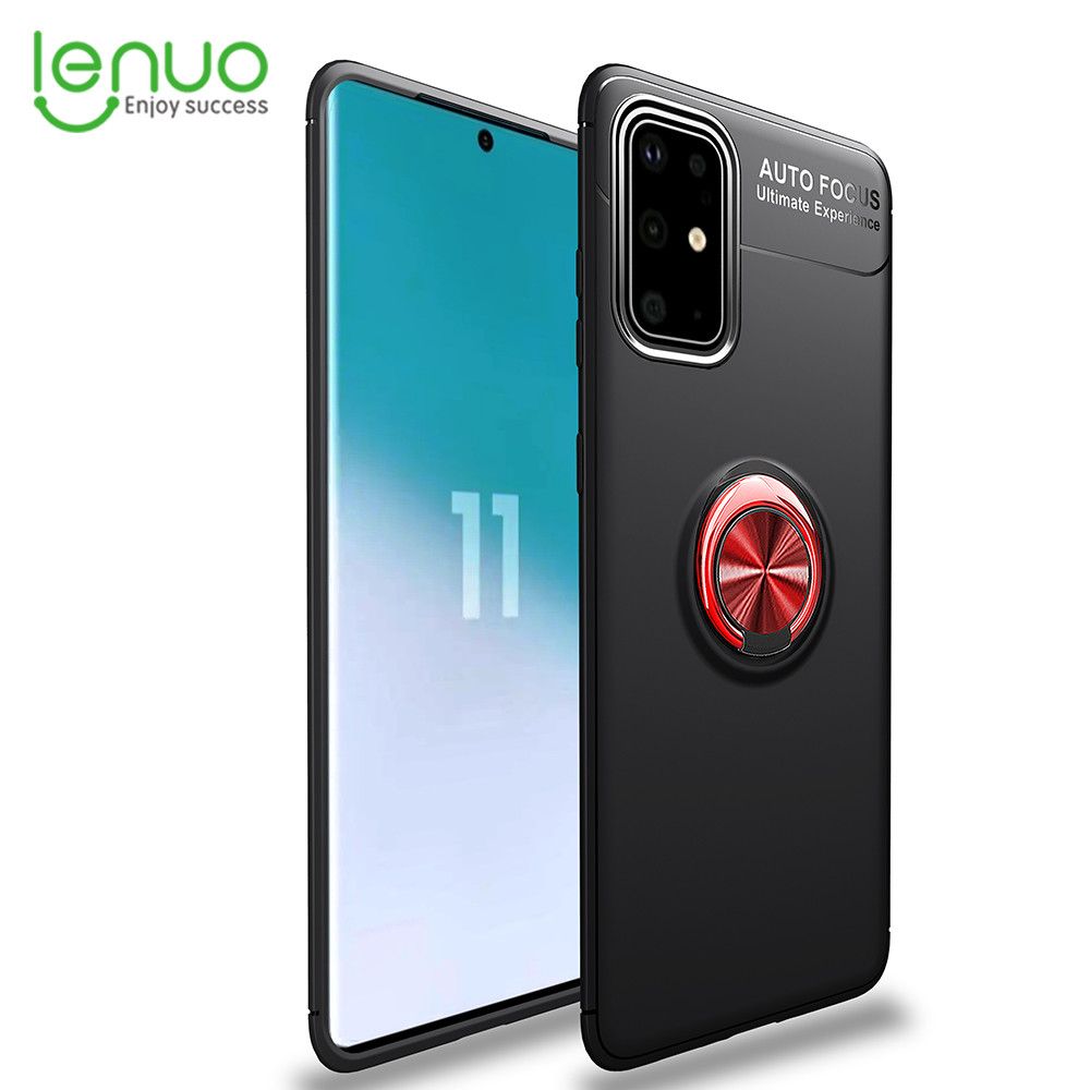 Lenuo for Samsung Galaxy S20 5G Ring Stand TPU Soft Case