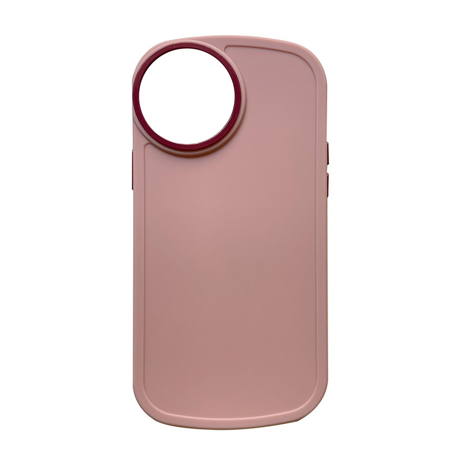 Phone Bk Non-fading Candy Color Round Lens Anti-drop Phone Protective Cover