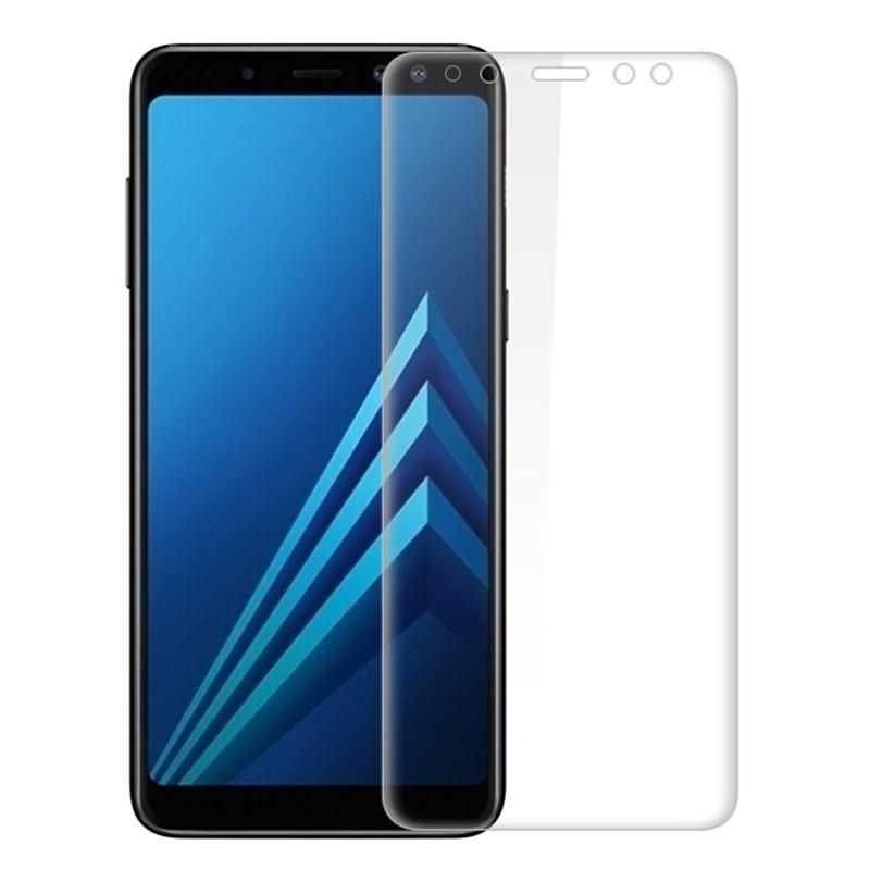For Samsung A8Plus 2018 Anti-fingerprint Soft Full Cover Screen Protector (Clear)