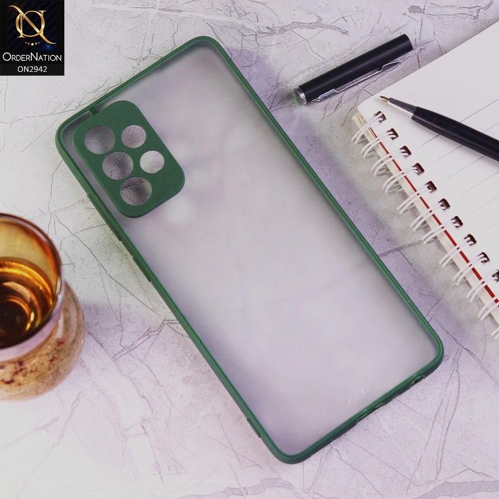 Samsung Galaxy A72 Camera Protection Smoke Case Matte Finish Mobile Back Cover - Phone Back Cover