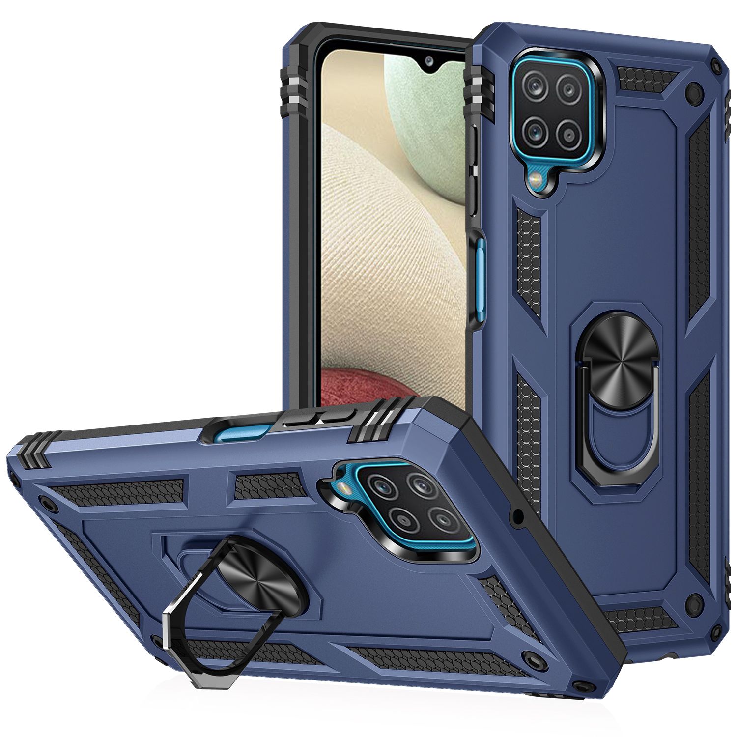 For Samsung Galaxy A12 5G Case  Rugged Shield Case For Samsung A12 Case Armor High Impact Drop Resistance Shock Proof Cover