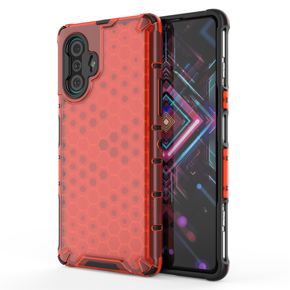 Honeycomb Airbag Shockproof Case For Xiaomi Redmi K40 Gaming Edition Hybrid TPU PC Transparent Armor cover