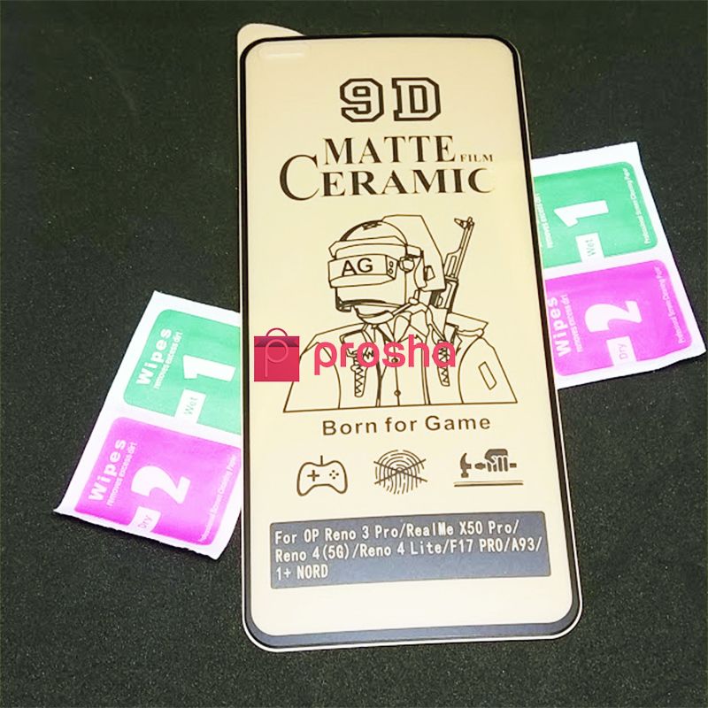 Matte Tempered Glass for Oppo Reno 4(5G) Matte Screen Protector for Reno 3 Pro Matte Tempered Glass for OnePlus N, Matte Tempered Glass