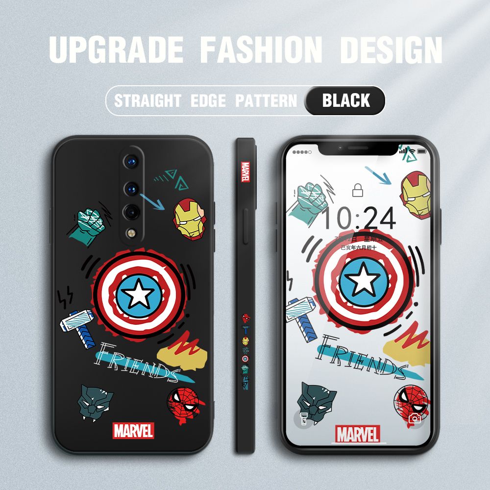 UCUC for OnePlus 8 Back Cover Creative Shield Ultra Thin Soft Luxury Square Multicolor Liquid Silicone Phone Case