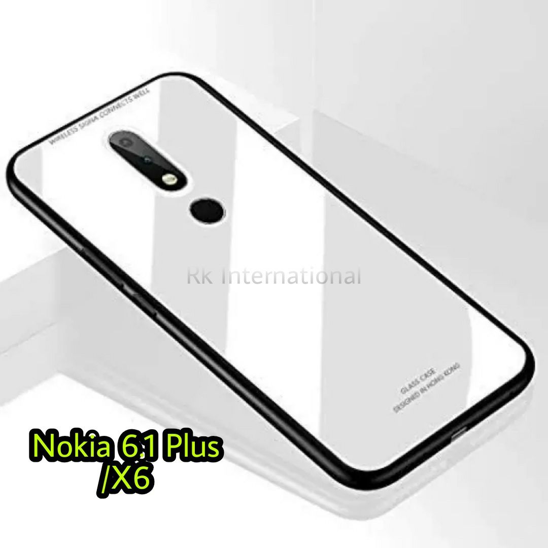 Glass Case back cover FOR Nokia 6.1plus/X6