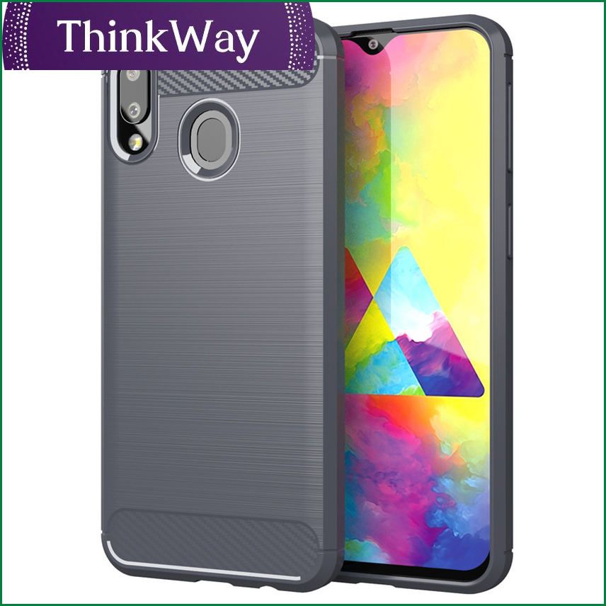 For Motorola Moto E7  Case Moto E7  Cover Anti-knock Bumper Soft TPU Rubber Carbon Fiber Phone Back Case Moto E7