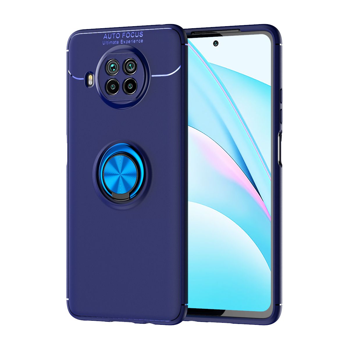 Shockproof Case For Xiaomi Mi 10T Lite Phone Case Ring Stand Phone Back Cover