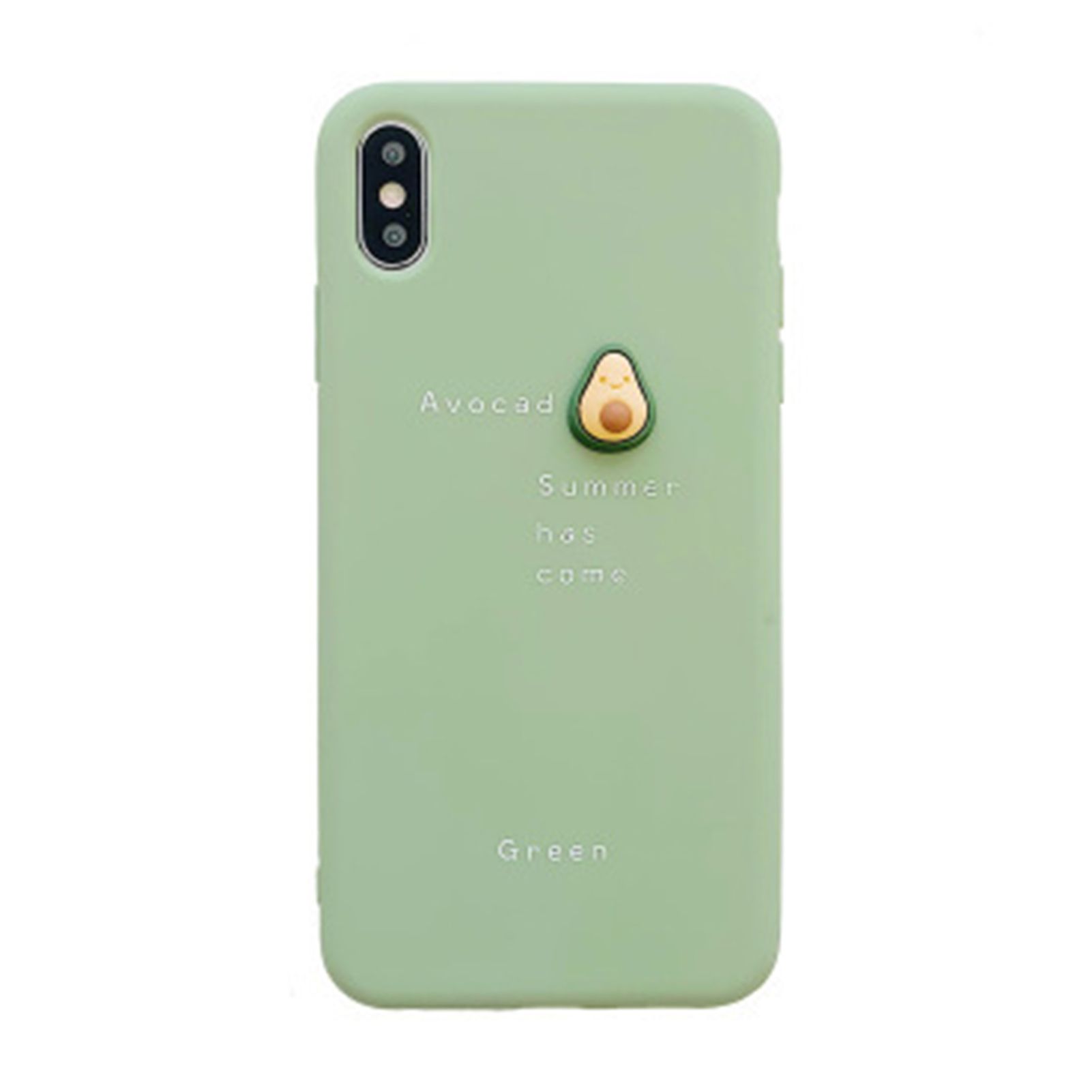 Orange Avocado Peach TPU Shockproof Phone Protective Case Cover for iPhone 11/12