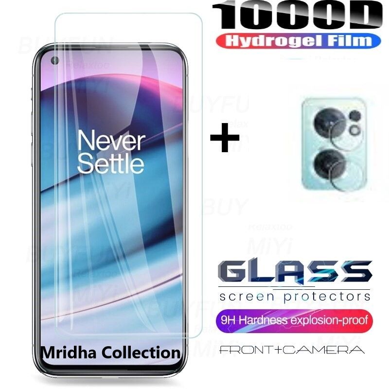 2in1 Protector Combo Pack for OnePlus Nord CE 2 5G / 1+Nord CE 2 5G (Clear Screen Protector Glass+Camera Lens Protector)