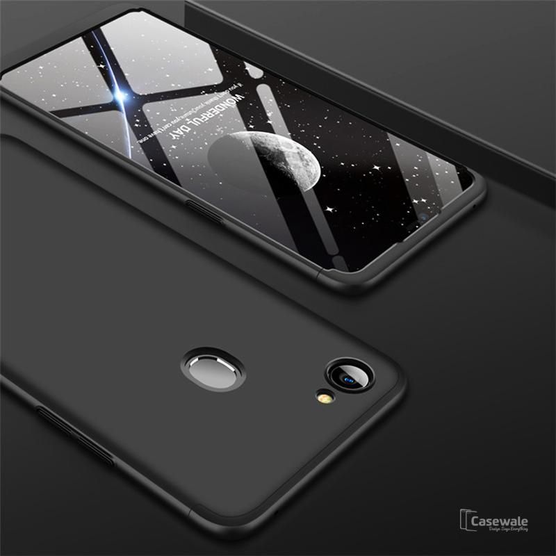Oppo F7 gkk  360 Degree Back Cover  black