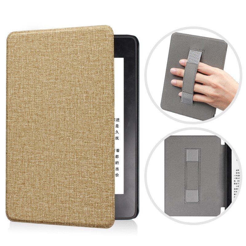 For Kindle Paperwhite 4 Smart Case with Hand Strap for Kindle 10th Hard Cover for Kindle Paperwhite 1/2/3 Protective