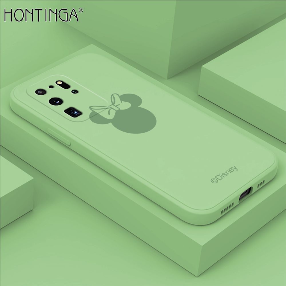 Hontinga for Samsung Galaxy S20 Ultra Case Cartoon Mouse Phone Case Soft Square Edge Silicone Cases Full Lens Cover Shockproof Protection Cover