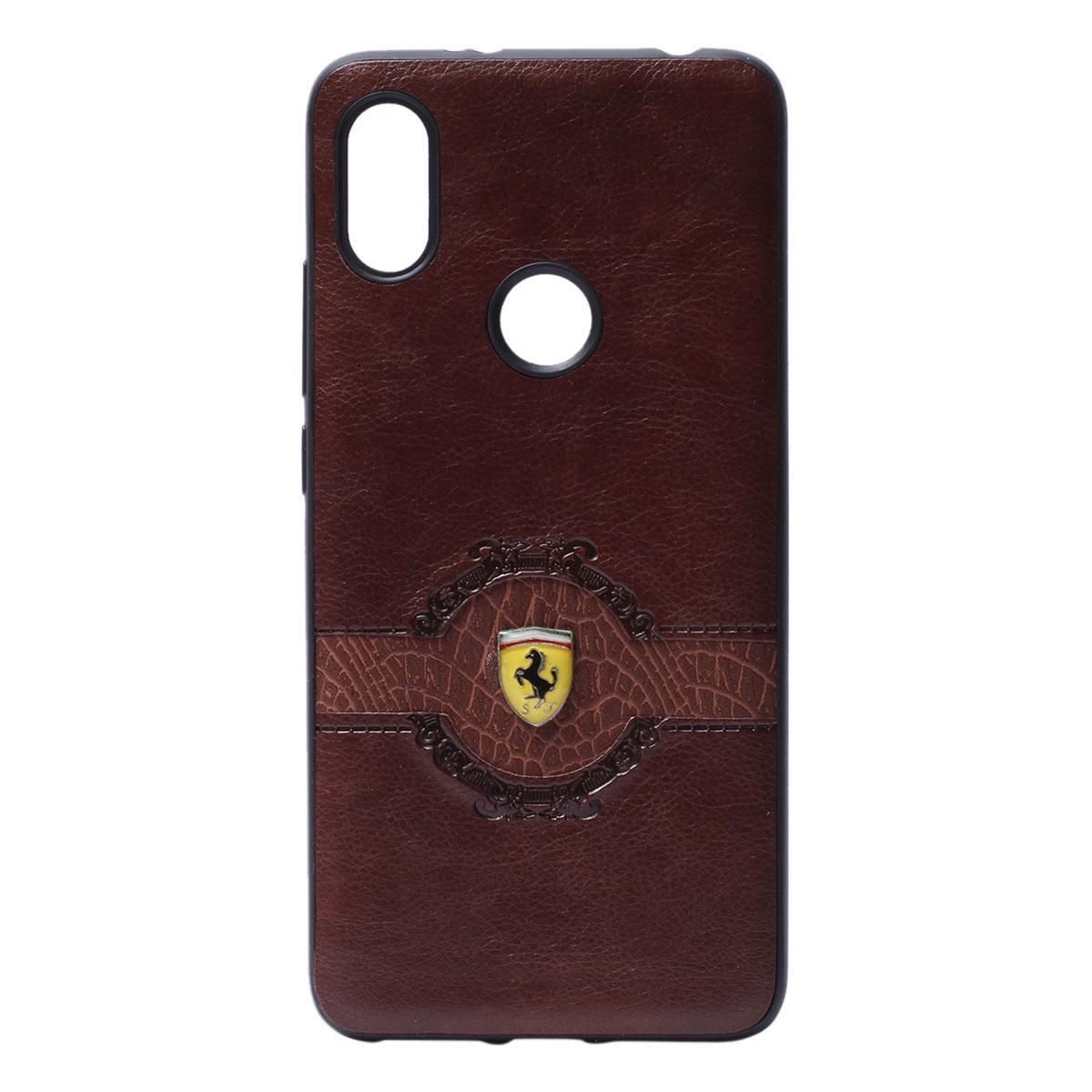 Leather Back Cover for Xiaomi Redmi 6 Pro