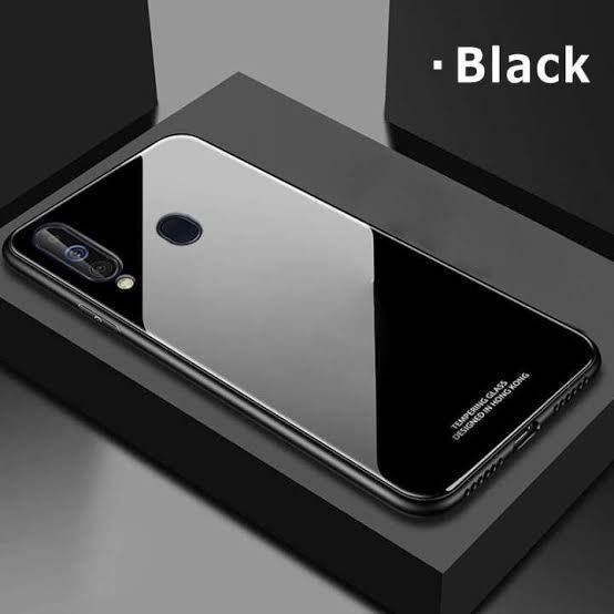 Glass Case Back Cover For Samsung Galaxy A60