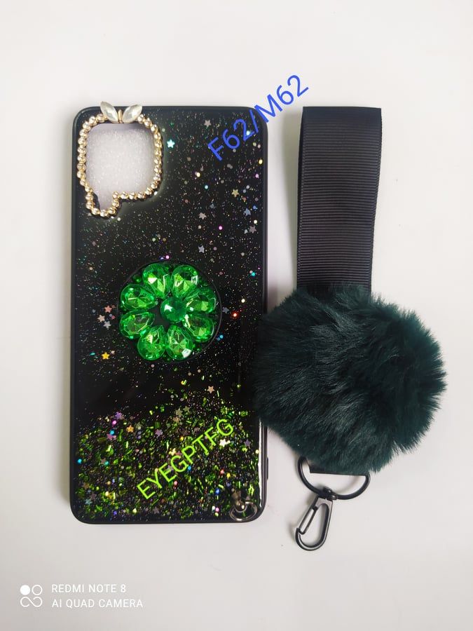 Ladies cover + Pop Up Socket + Pom Pom For samsung f62/m62