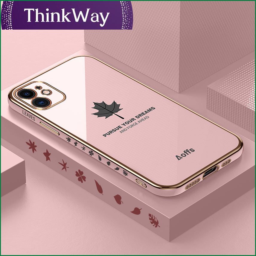Huawei P50Pro mobile phone case wholesale electroplating maple leaf mate40 protective sleeve NOVA98 glory 60 silicone suitable for