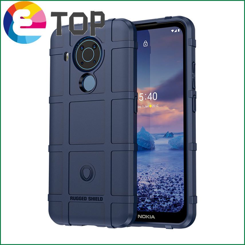 【ETOP】Rugged Shield Silicone Case For Nokia G10 G20 X10 X20 G50 X100 5G Cover  Style Heavy Duty Protect Cases For Nokia XR20