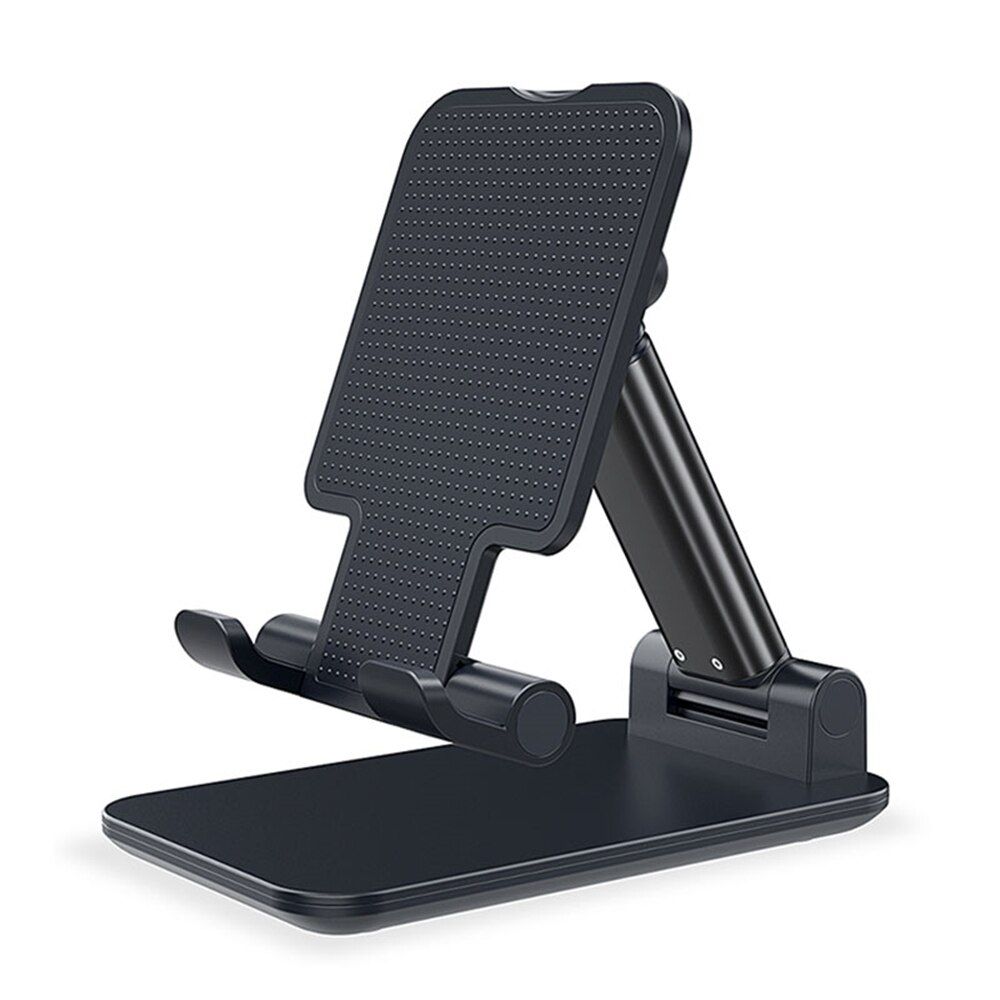 Folding Adjustable Portable Metal Mobile Phone Holder Non Slip Desktop Tablet Stand For iPhone iPad Samsung Huawei Universal