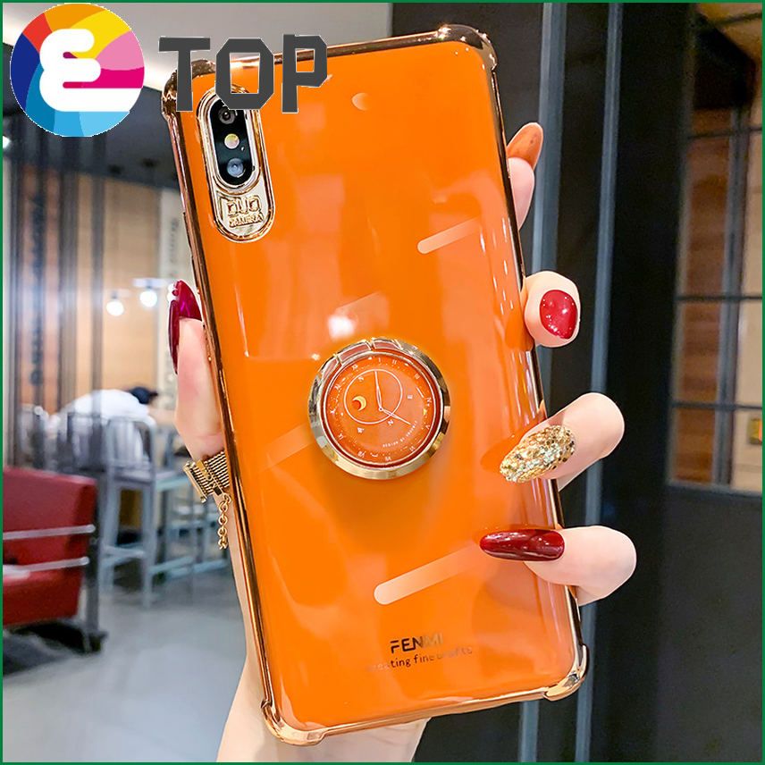 for Apple 11 mobile phone case x all-inclusive lens for for iphoneXR silicone anti-fall 11pro clock stand xs max