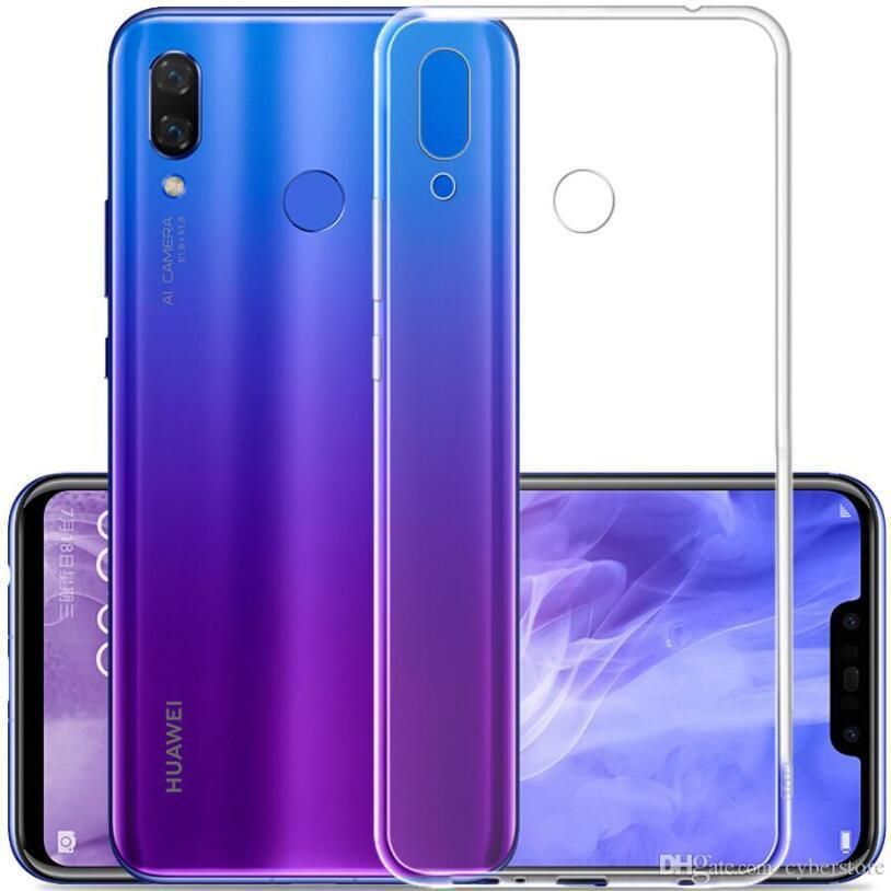 Back Case For Huawei P20 Plus Transparent Cover Tpu Back Case
