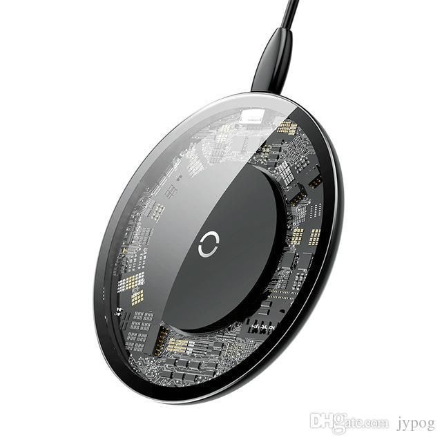 Baseus 10W Visible Fast Charging Wireless Charger for iPhone & Samsung