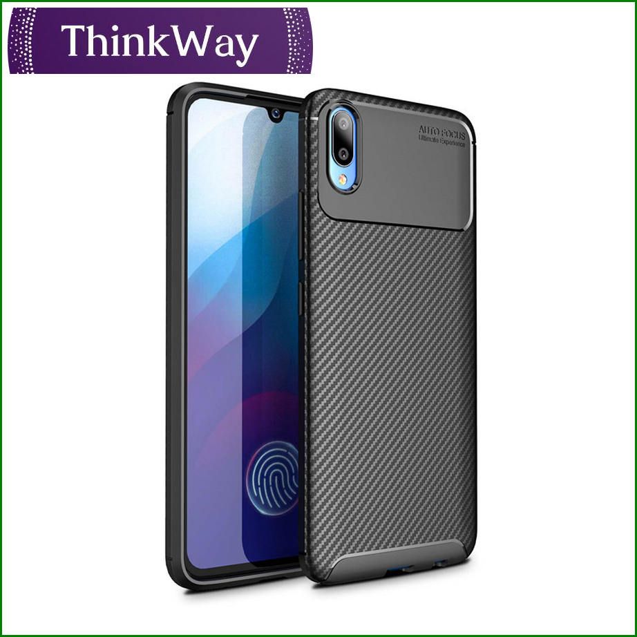 Case - TPU Carbon Fiber Shockproof Anti-scratch Matte Cellphone Back Cover Phone Case For VIVO iQOO5 & VIVO iQOO5 Pro