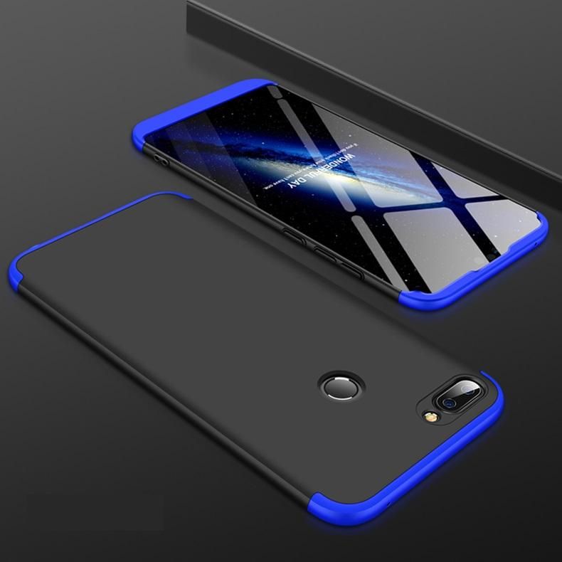 Huawei Honor 9N / 9I 360 Degree GKK Phone Back Cover - Black & Blue