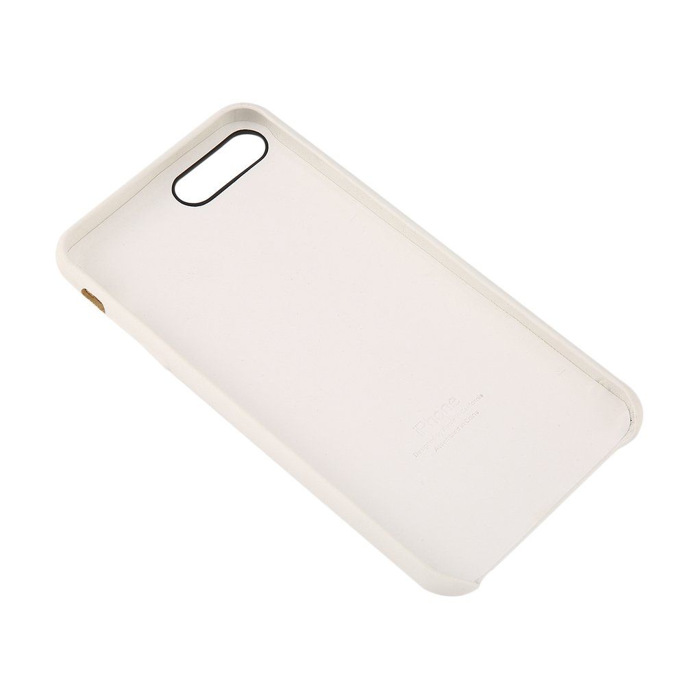 Solid Color Pu Leather Mobile Phone Protective Case Cover Fit For Iphone Pure White For Iphone6/6S Plus