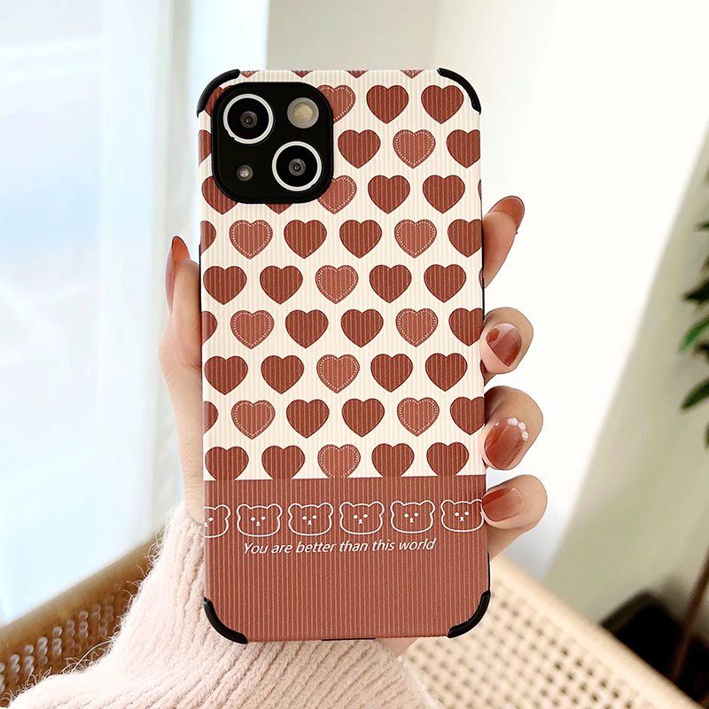Olige Case For Samsung S10 Plus For Girls Trend Fashion Love Heart Camera Protection Soft Leather Phone Cover