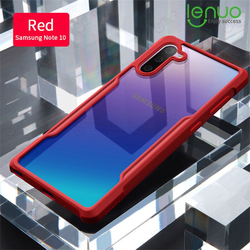 Lenuo Casing For Samsung Galaxy Note 10 Phone Case Shockproof Transparent Bumper Airbag Phone Cover Case