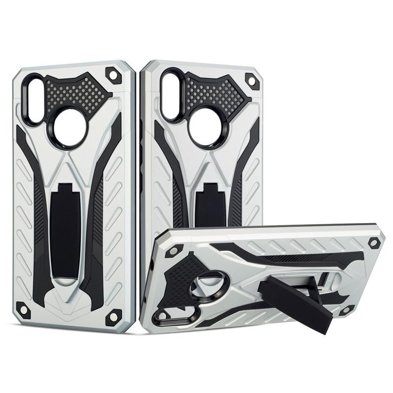 Armor Case For Vivo X21 Shockproof Anti-Fall Silicon Case Kickstand TPU Cover Shell