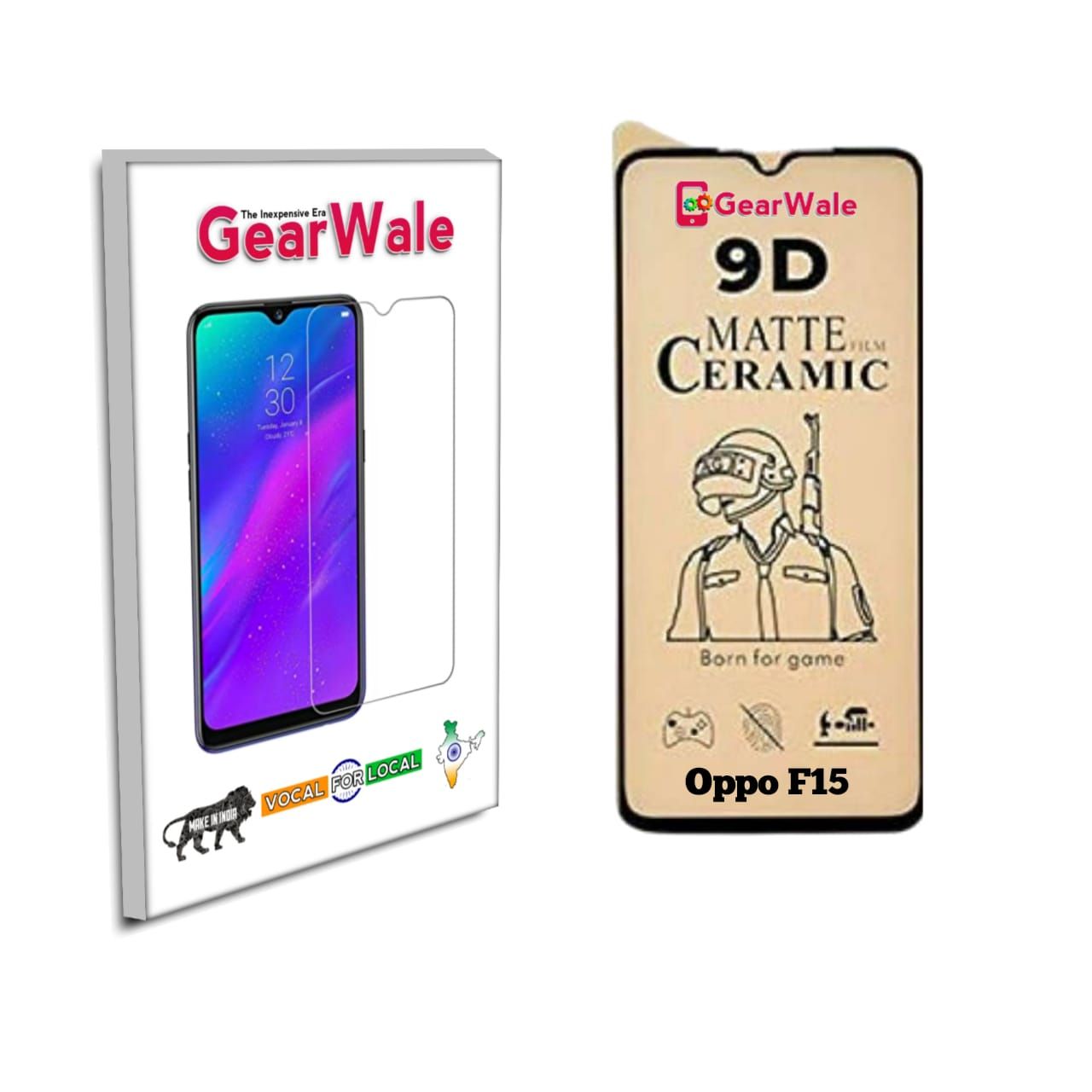 Oppo F15 Film 9D Soft Ceramic Full Glue Cover Screen Protector