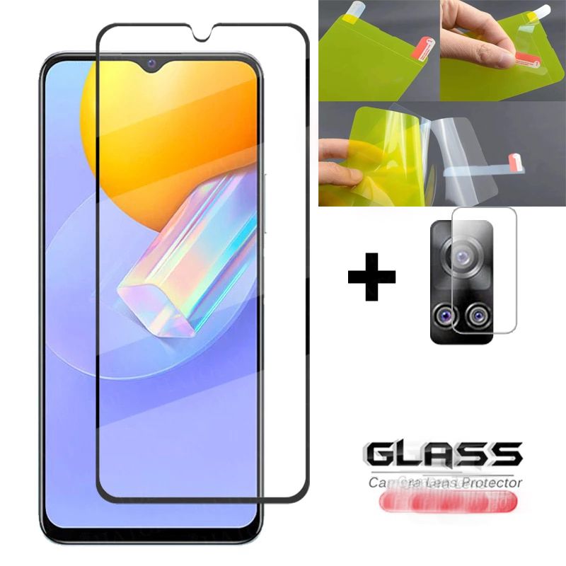 3-IN-1 For Vivo Y51S HD Screen Protector+Camera Lens Film + Back Hydrogel Film