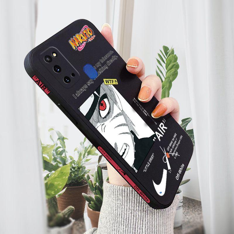 AMORVOR for Samsung Galaxy M31 Back Cover Anime Uzumaki Naruto Side design Soft Case Liquid Silicone Phone Cases