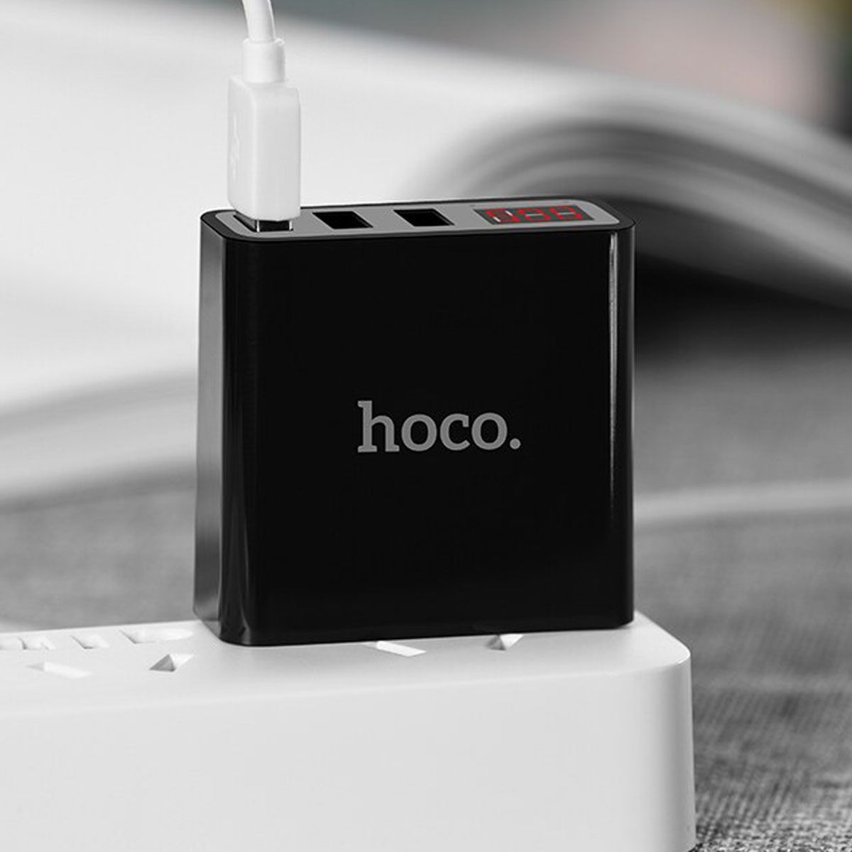 Hoco usb চার্জার 5v 3a 2/3 পোর্ট ফাস্ট চার্জিং