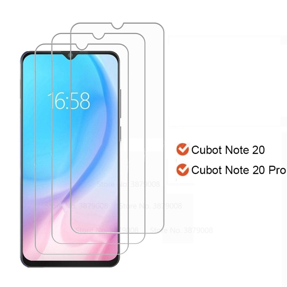 [Order message mobile phone model]3PCS Tempered Glass for Cubot Note 20 GLASS Protective Film FOR Cubot Note 20 Pro NOTE20 20PRO Screen Protector cover Films