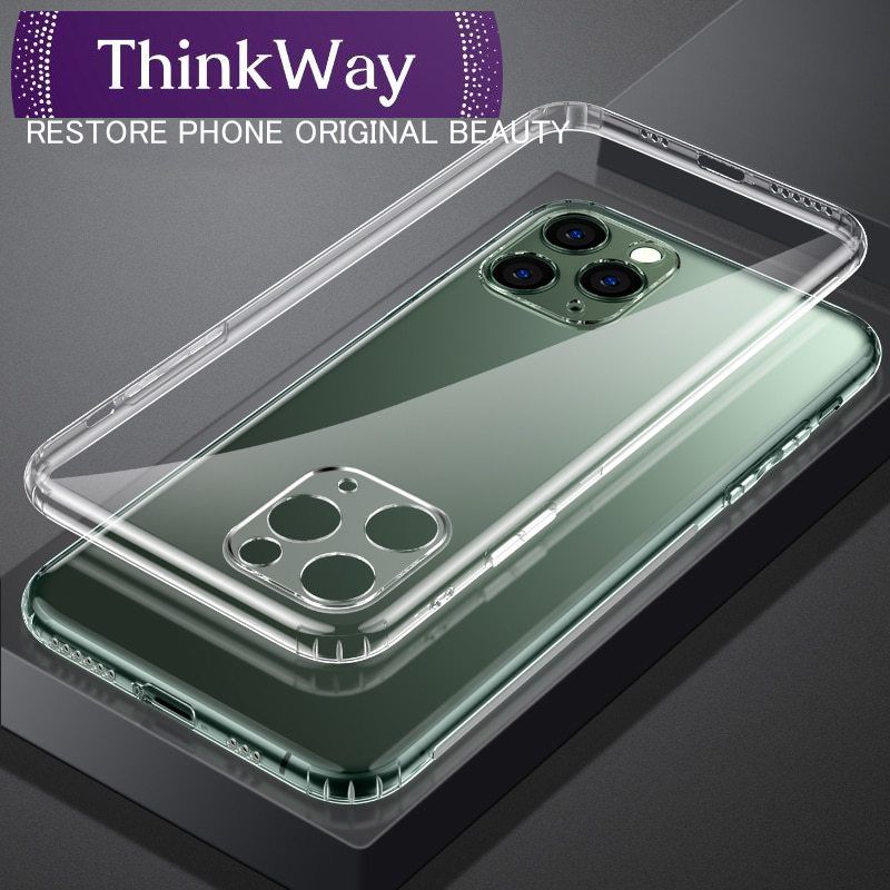 For iPhone 12 Pro Case Ultra Thin Soft Clear For iPhone 12 Mini 11 Pro Xs Max XR 6 7 8 Plus SE Clear Crystal Silicone Cover Capa