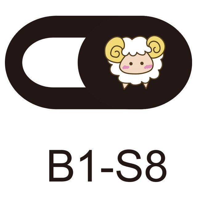1PC Animal Zodiac Privacy Protection WebCam Camera Cover Shutter Slider Sticker for Laptops Macbook IPad Lenses Laptop Sticker