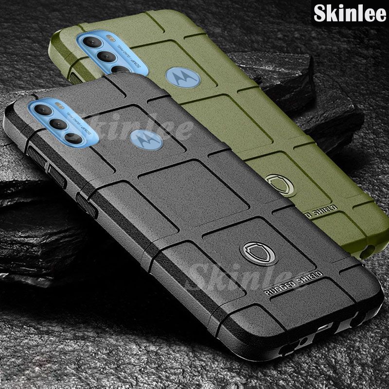 Skinlee Phone Case Motorola G71 5G Case Military Protect Rugged Shield Silicone Trunk Cover for Moto G71 5G Back Cover