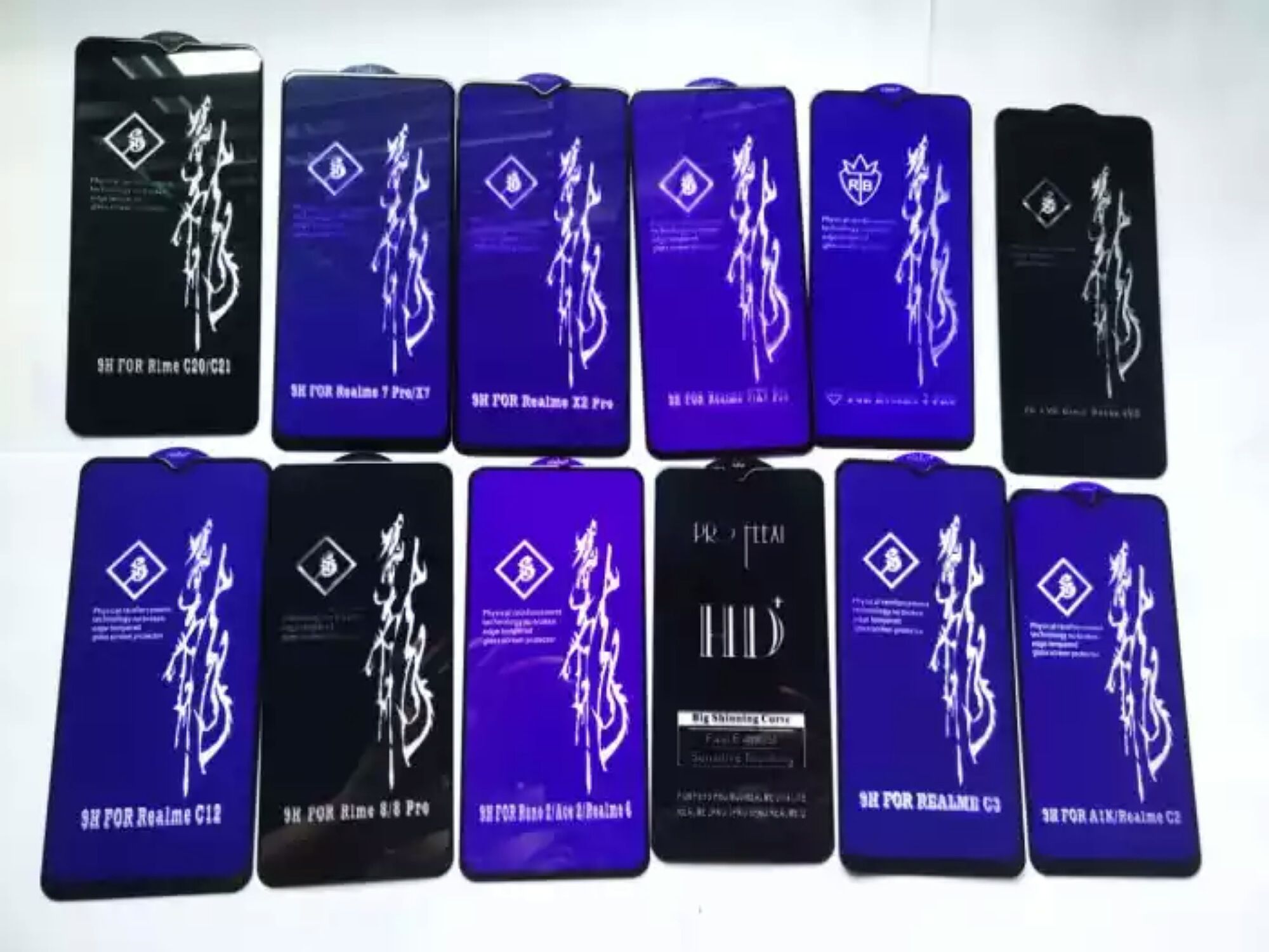 REALME 9i / 9 PRO / GT NEO 2 / NARZO 50I / GT MASTER EDITION / 8 5G / 8 PRO / 8 / C20 / C21 / C25S / C20A / NARZO 30 / 30A / 5 / 5I / 6I / C3 / C11/ 6 / 6 PRO / C17 / X2 PRO/ 7 / 7 PRO / C12 / C15 / 7i / C21Y / C25Y RINBO Tempered Glass Screen Protector