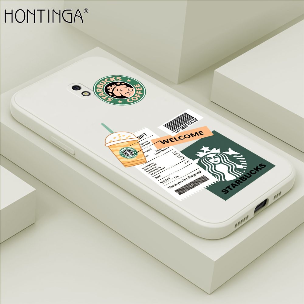 Hontinga for Samsung Galaxy J7 Pro Case Cartoon Popularity Phone Case Soft Square Edge Silicone Cases Full Lens Cover Shockproof Protection Cover