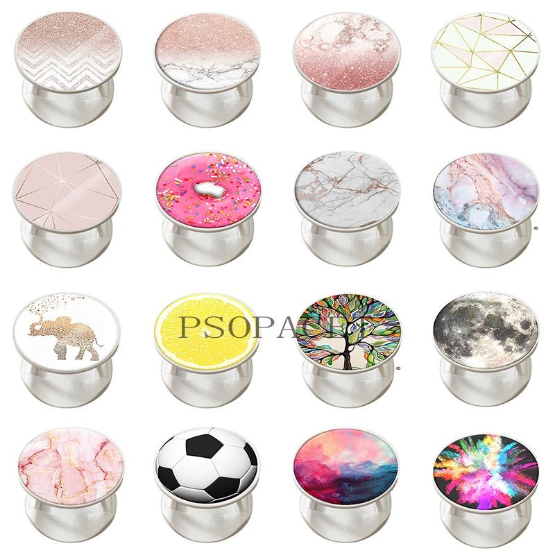 Expanding Phone Socket Ring Holder Universal Mobile Phone Accessories Finger Grip Holder Flexible Phone Stand For All Phones