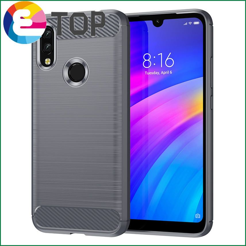 【ETOP】Whyes Silicone Case For Moto One Motorola P30 Play ShockProof Fitted Carbon Fiber Soft TPU Phone Cover For Moto P30 Play Case