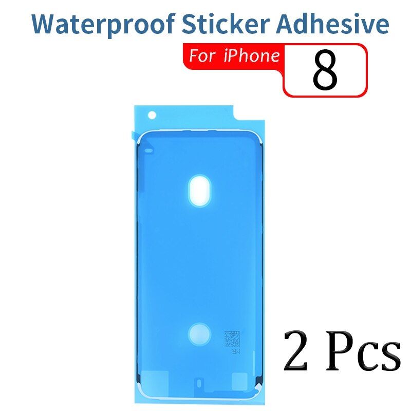 2 Pcs Waterproof Sticker For iPhone 6 6s 7 8 Plus X XS MAX XR 11 12 Pro Max Waterproof Sticker Adhesive LCD Screen Adhesive