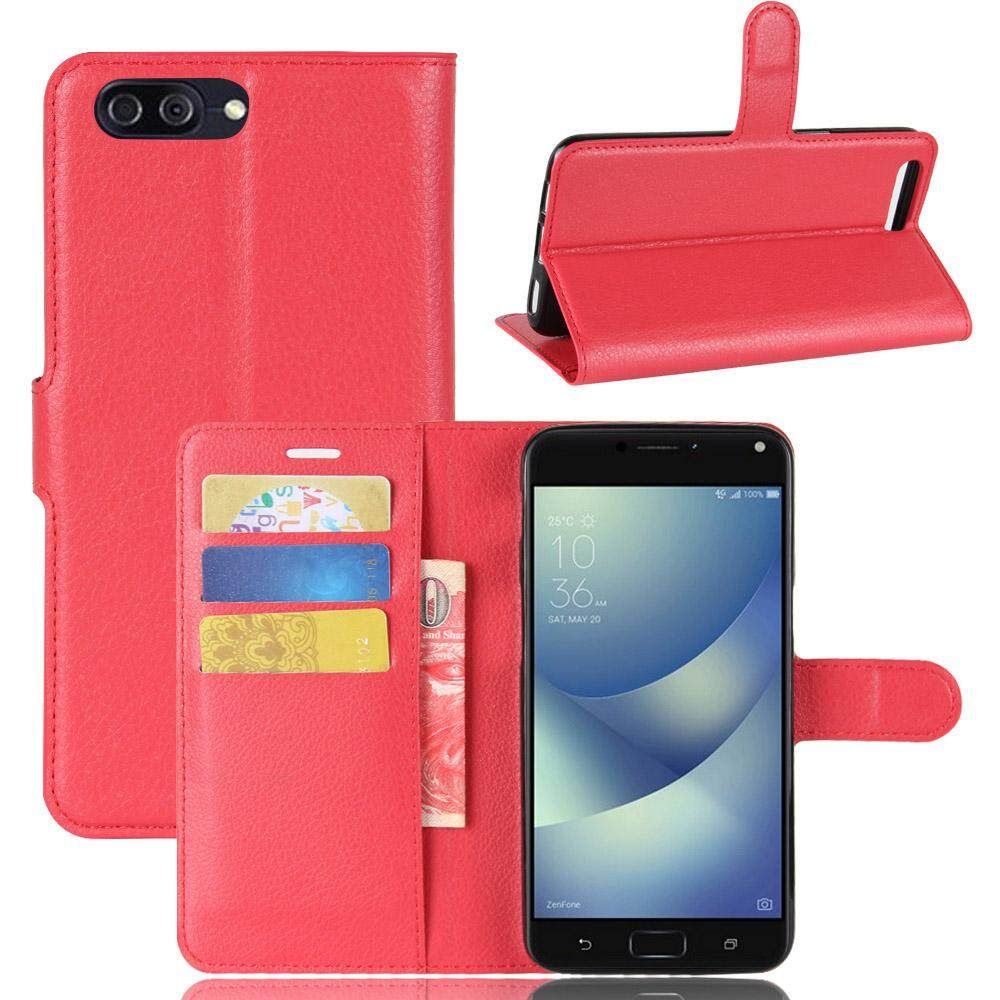 PU Leather Cover For Asus Zenfone 4 MAX ZC554KL Asus X00ID Zenfone 4 MAX Pro ZC554KL Case Flip Magnetic Closure Stand Wallet Phone Casing