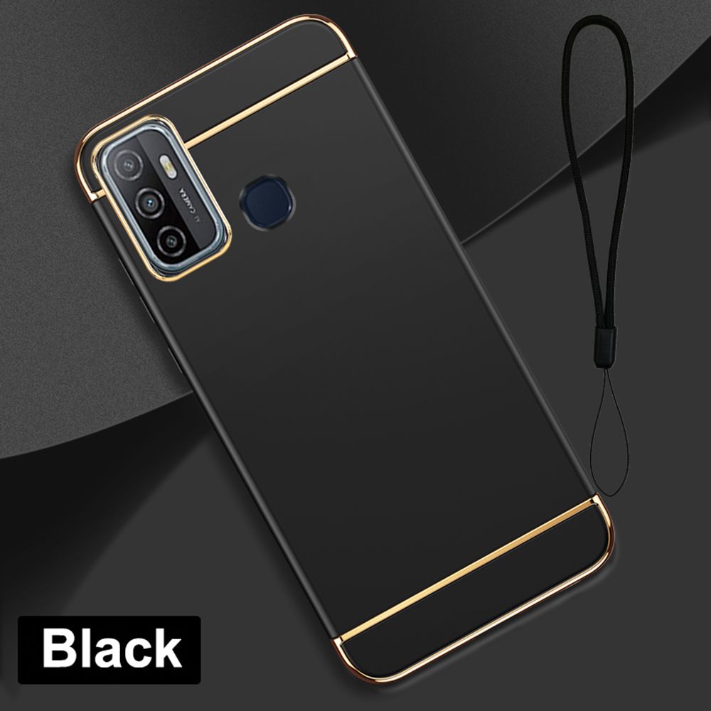 For OPPO A33 / OPPO A53 Phone Case Luxury 3 In 1 Matte Ultra Thin Anti-Scratch Shockproof Electroplate Frame Hard PC Back Cover