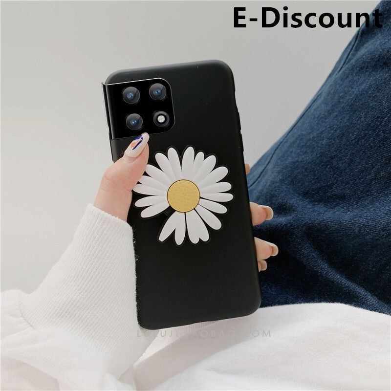 For Oneplus 10 Soft Case +Daisy Flowers Folding Oneplus10 Back Cover