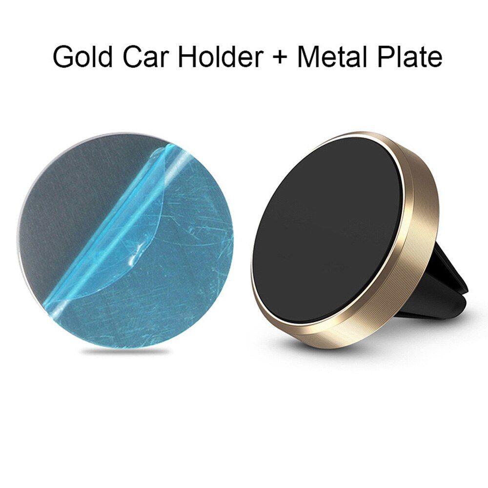 Universal Magnetic Aluminum Alloy Car Phone Holder Car Vent Navigation Bracket Universal Mobile Phone Magnet Stand Holder
