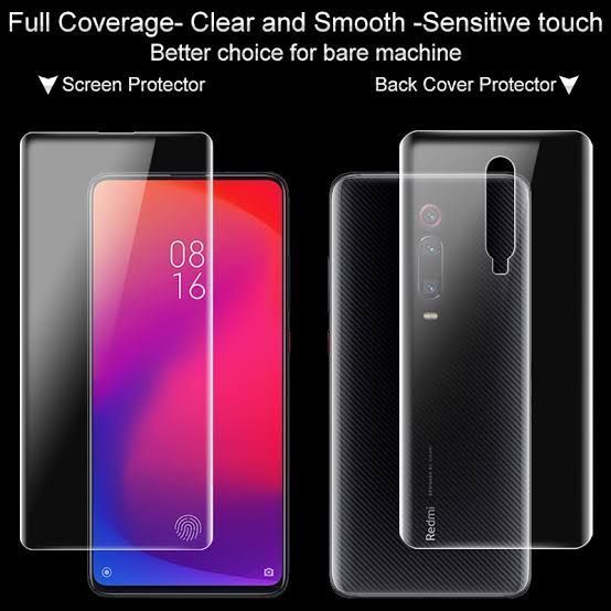 Xiaomi_ K20 Pro 360° Transparent screen protector clear poly